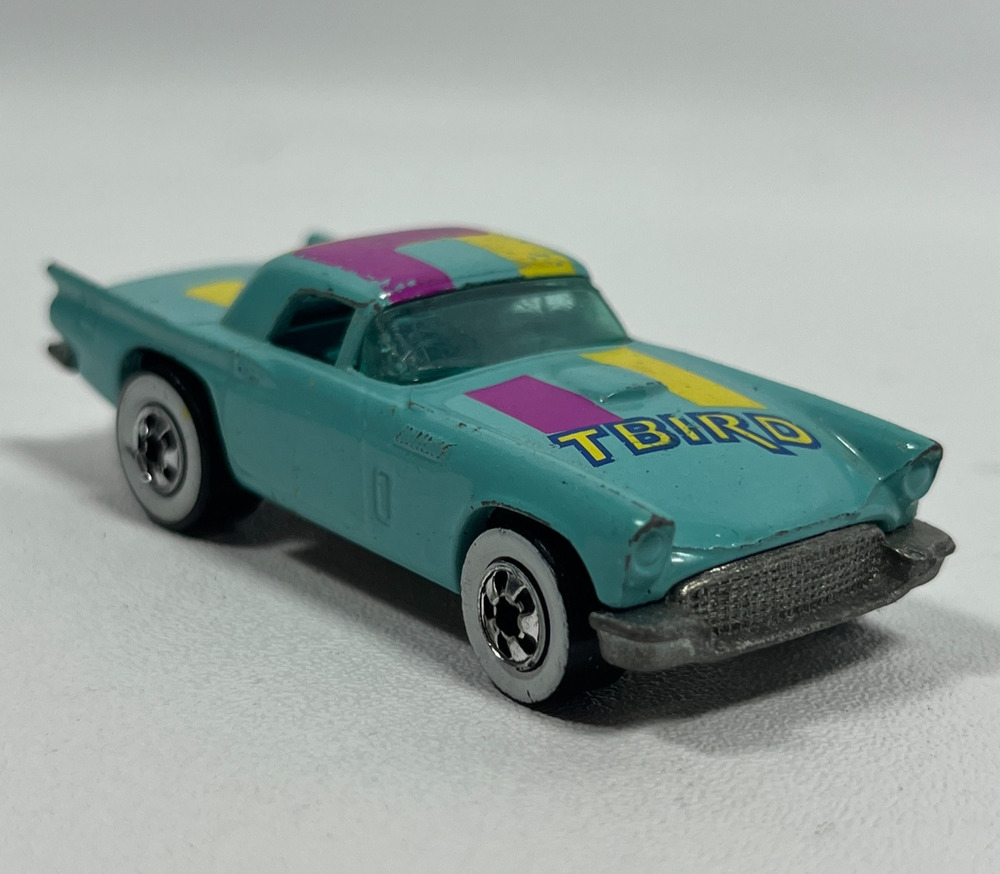 HOT WHEELS 57 Thunderbird T-Bird 1977 Diecast Car Teal VTG